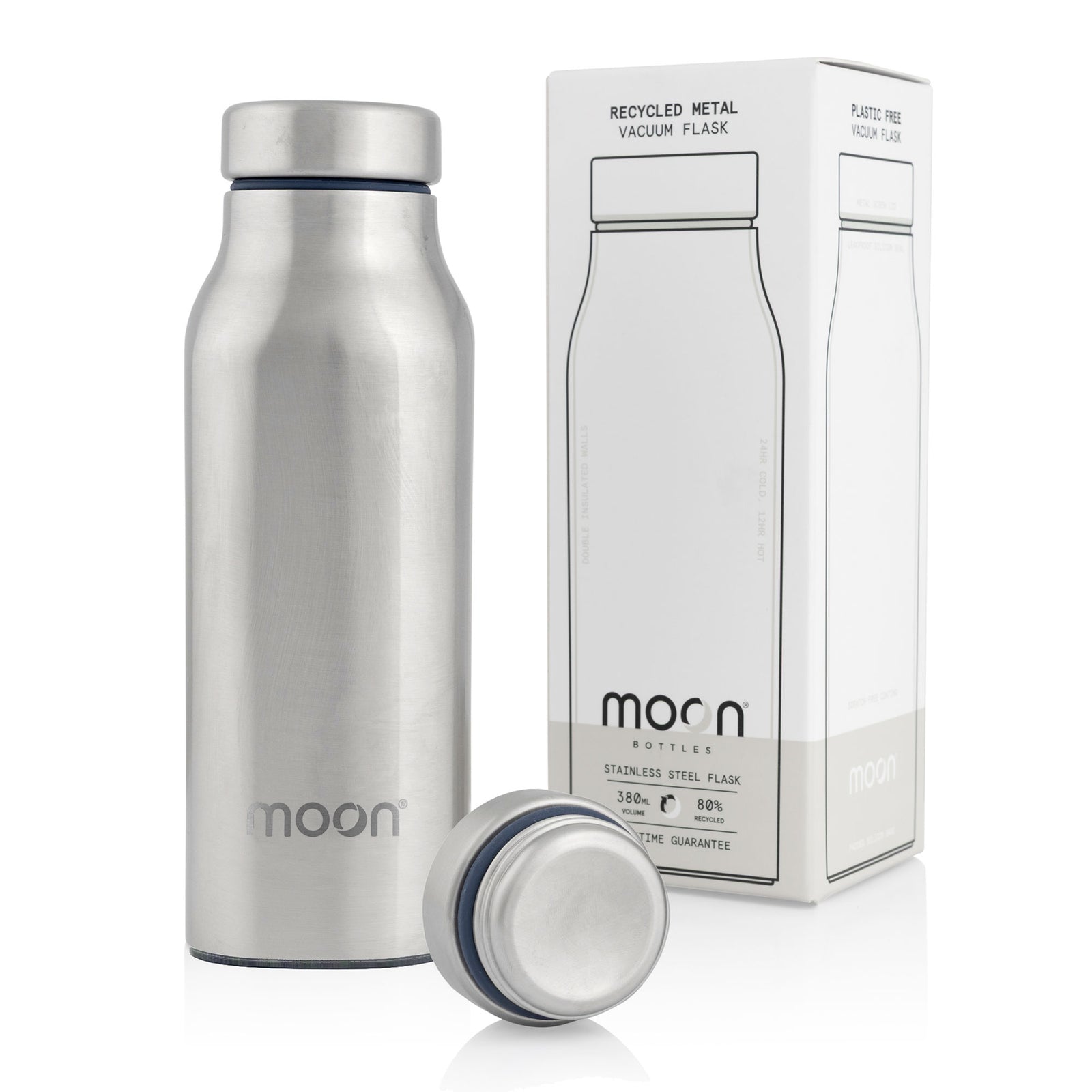 Recycled Stainless Steel Water Flasks Moon Bottles Australia
