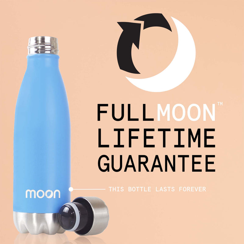 Moon Bottle 1 Litre - Insulated, Stainless Steel Water Bottles