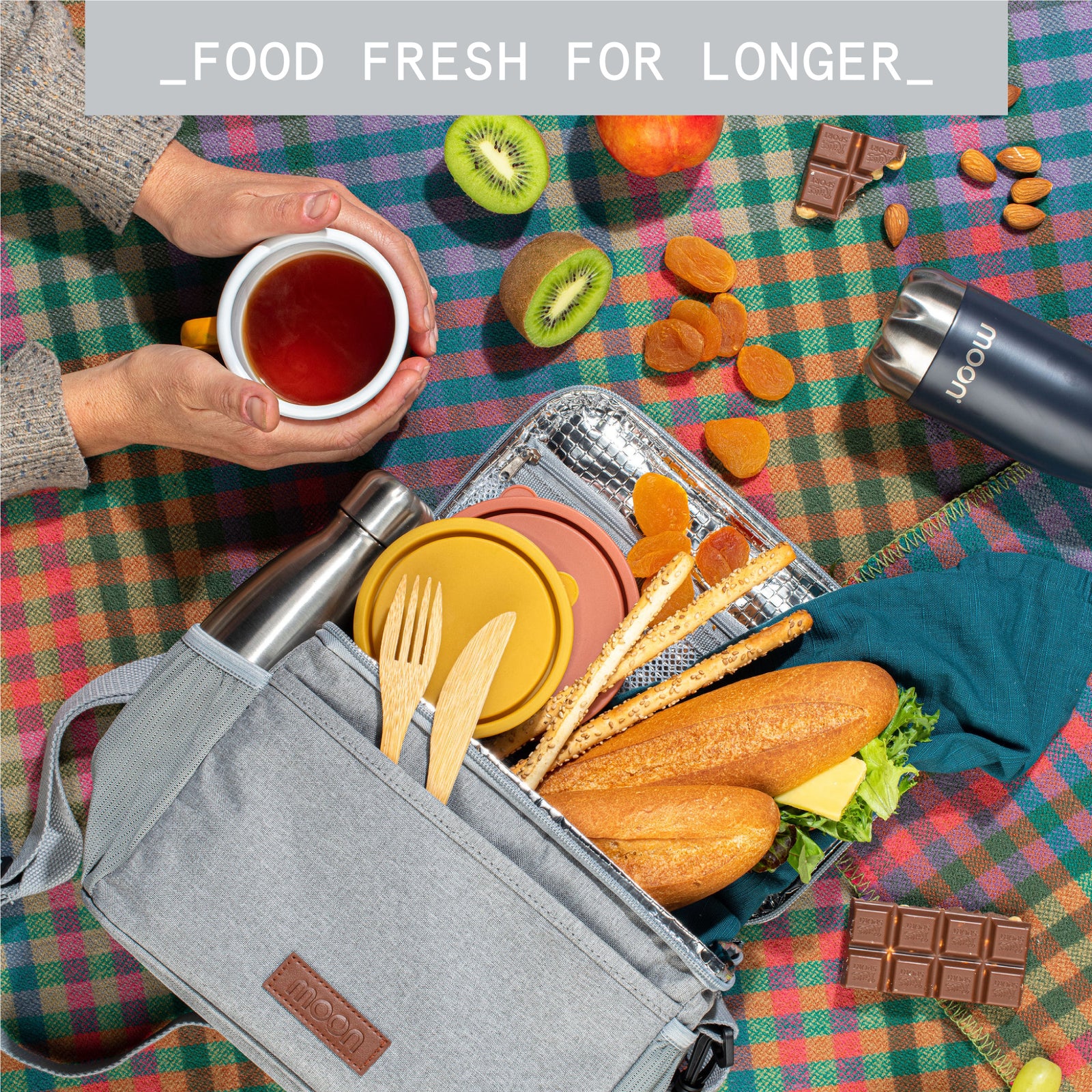 Moon Lunch Bags Insulated Food Bag