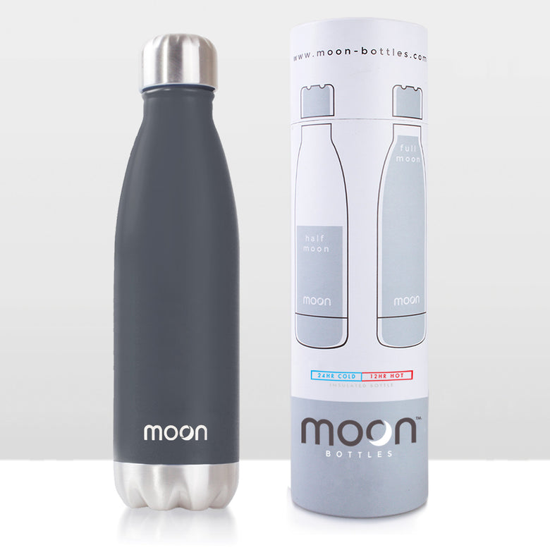 Moon Bottle 1 Litre - Insulated, Stainless Steel Water Bottles