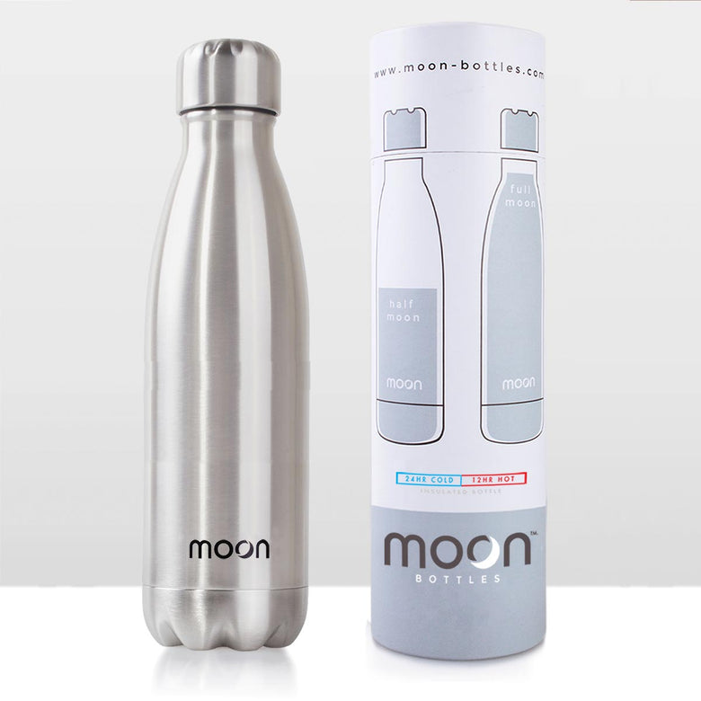 Moon Bottle 1 Litre - Insulated, Stainless Steel Water Bottles