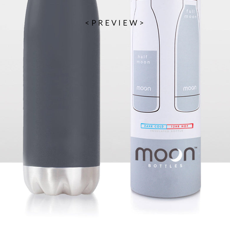 Moon Bottle 500ml - Insulated, Stainless Steel Water Bottles